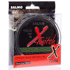 Шнур SALMO X-TWITCH 100m 0.12mm 5.8kg 13lb (4906-012)