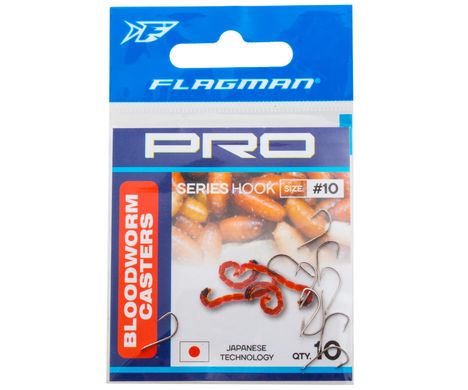 Гачки Flagman Bloodworm Caster Pro №10