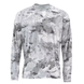 Реглан Simms SolarFlex Crewneck Prints Cloud Camo Grey M /