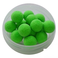 Бойли Плаваючі Флюоро SunFish Pop-Up Зелений Горошок / 10мм / 15шт / (SF216933)
