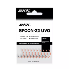 Крючок BKK для блесен Spoon-22 UVO #2 (A-ES-8156)