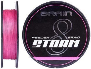 Шнур Brain Storm 8X (pink) 150м 0.06мм 8lb/3.8кг (1858-51-86)