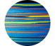 Шнур Owner Kizuna Broad multi color PEx8 150м 0.10мм 4.1кг/9lb (56119-010)