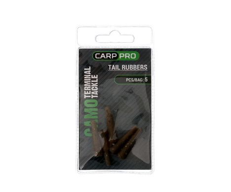 Конус для кліпси Carp Pro Tail Rubbers Camo 5шт