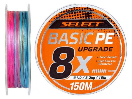 Шнур Select Basic PE 8x 150 м #1.5/0.18 мм 22lb/10 кг (1870-31-46)
