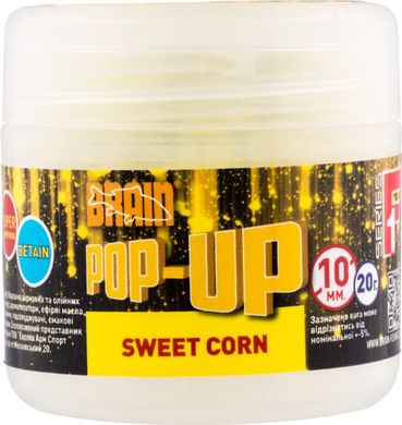 Бойлы Brain Pop-Up F1 Sweet Corn (кукуруза) 10 mm 20 gr (1858-02-12)