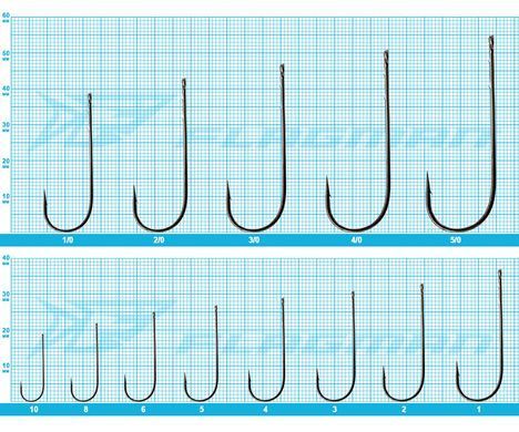 Azura Long Worm Hook #2/0
