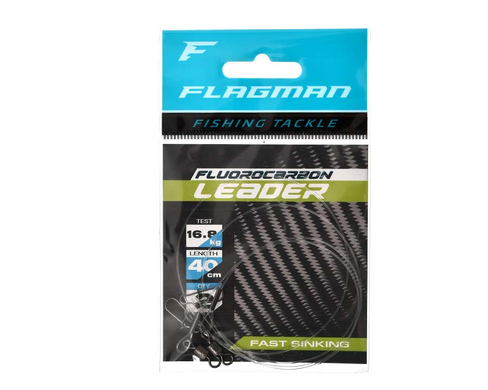 Поводок Flagman Fluorocarbon Leader 0.65мм 40см 16.8кг / 2шт (FF65168-40)