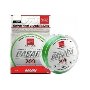 Шнур Lucky John BASARA Light Green 150m/0.17mm/10.8kg/24lb (LJ4100-017)