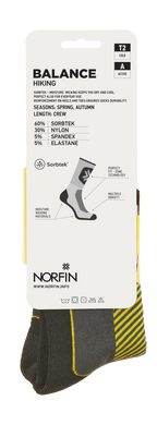 Носки Norfin T2A BALANCE HIKING CREW р.M (39-41)