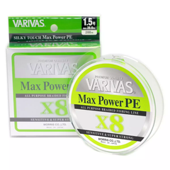 Шнур Varivas Max Power PE X8 Lime Green 200м #0.6 / (2124081 / VA 13511)