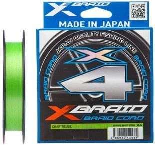Шнур YGK X-Braid Braid Cord X4 150м #3.0/0.296мм 40lb/18.0кг (5545-03-97)