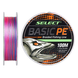 Шнур Select Basic PE 4X 100м/0.06мм/3кг (1870-30-77)