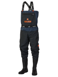 Полукомбинезон забродный Norfin Pilot Bootfoot с сапогами / 46(XXL) (82231-46 (XXL))