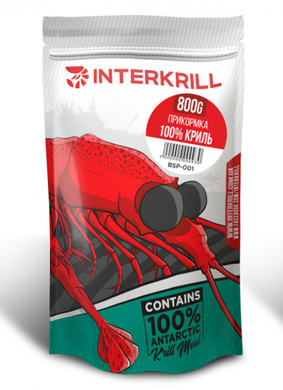 Прикормка Interkrill Флет Метод Стік Мікс 100% Криль, 0.8 кг (BSP-001)