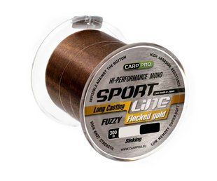 Леска Carp Pro Sport Line Flecked Gold 300м 0.265мм (CP2303-0265)