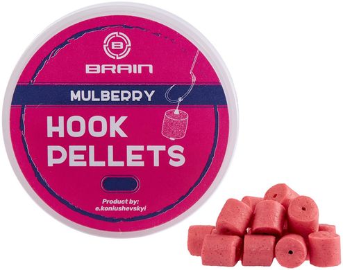 Пеллетс Brain Hook Pellets Mulberry (шелковица) 12мм 70г (1858-53-83)