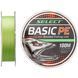 Шнур Select Basic PE (салат.) 100м 0.08мм 4кг/8lb (1870-27-46)