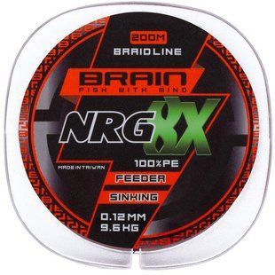 Шнур Brain NRG 8X sinking 150м 0.12мм 9.5 кг / 21lb (1858-20-83)
