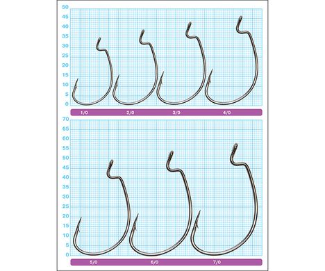 5139-171 Крючки Owner Offset Wide Gap Plus 5139 №7/0