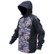 Куртка Viverra Softshell Infinity Hoody Black Camo Orange M (РБ-2239058)