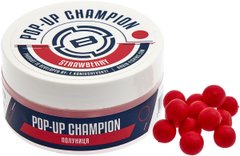 Бойлы Brain Champion Pop-Up Strawberry (клубника) 8мм 34г (1858-21-41)