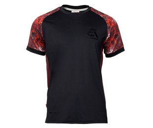 Футболка Azura T-Shirt A3 Black-Red Camo XXL (A3TS-BR-XXL)