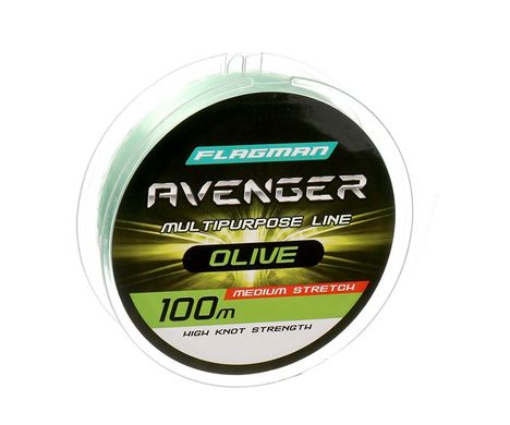 Леска Flagman Avenger Olive Line 100м 0.20мм (FL04100020)