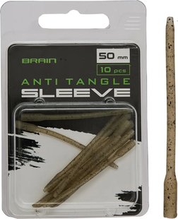 Противозакручиватель Brain Anti Tangle Sleeve 50mm (10 шт/уп) Brown SGXA-CA11-6 (1858-25-10)