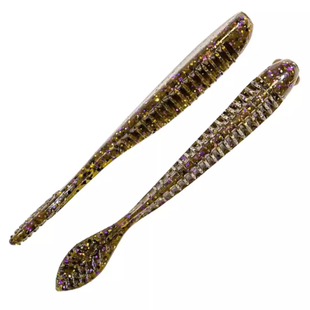Плавающий силикон ZMAN Trick Shotz 3.5" 6pc #Green Pumpkin / (730734 / TS35-46PK6)