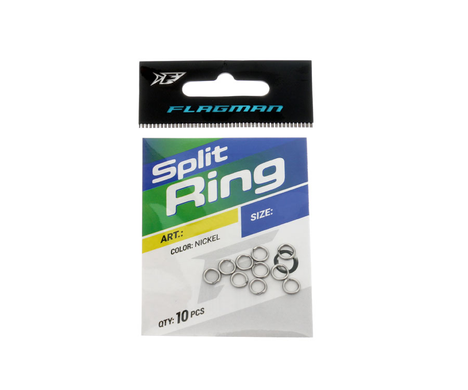 Кольца заводные Flagman Split Ring #4 / 10шт (FSRT-04)