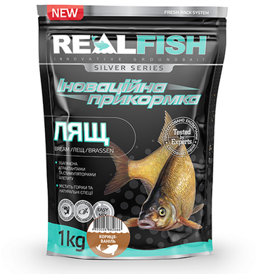 Прикормка Real Fish Лящ (Кориця-ваниль) 1кг (RF-906)