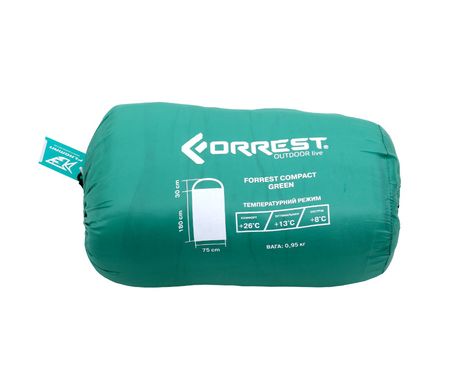 Спальный мешок Forrest Compact Green (FCG-01)