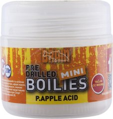 Бойлы Brain P.apple acid (ананас) pre drilled mini boilies 10 mm 20 gr (1858-02-43)