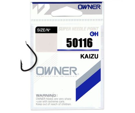 50116-06 Крючки Owner Kaizu 50116 №06 Black