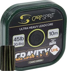 Лідкор Carp Spirit GRAVITY UHL - ULTRA HEAVY LEAD CORE 10M, '20.4KG/45LB/CAMO GREEN (ACS640044)
