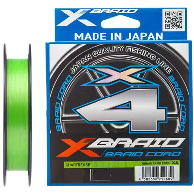 Шнур YGK X-Braid Braid Cord X4 150m 0.09mm 2.7кг / 6lb (5545-03-56)
