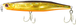 2659-08-35 Воблер OSP Bent Minnow 86F 86mm 5.9g H04 (0.0-0.5m)