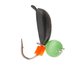 Мормышка вольфрамовая Flagman Банан рижский крашеный + кошачий глаз d=2.5 Зеленый (P2025-BLG)