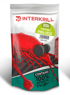 Прикормка Interkrill Флет Метод Стік Мікс Криль-Спеції, 0.8 кг (BSP-003)