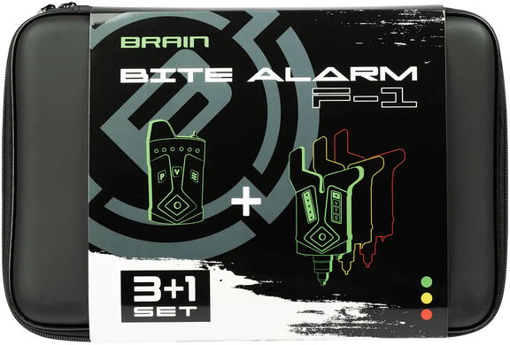 Набір сигналізаторів Brain Wireless Bite Alarm F-1 3+1 (1858-80-81)