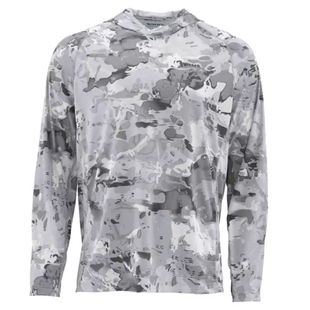 Худи Simms SolarFlex Hoody Print Cloud Camo Grey XXL / (1006996 / 12162-069-60)