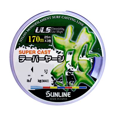 Волосінь Sunline New TapeRed Line 170м конусна 3 colors 0.235мм 0.47мм 3.6кг / 8lb (1658-00-84)