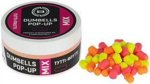 Бойли Brain Dumbells Mix Tutti-Frutti (тутті-фрутті) 6х10mm 34g (1858-81-36)